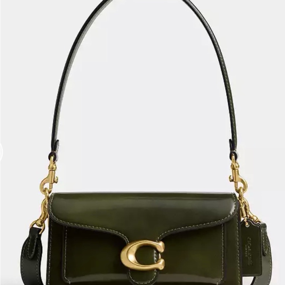 Coach Tabby Shoulder Bag 20- Brass/ Olive